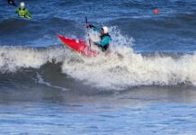 TODO LISTO EN PUERTO CARDIEL PARA EL CAMPEONATO LATINOAMERICANO DE WAVESKI Y KAYAKSURF