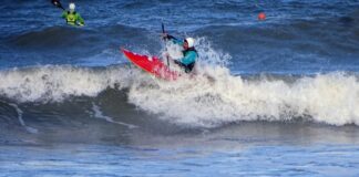 TODO LISTO EN PUERTO CARDIEL PARA EL CAMPEONATO LATINOAMERICANO DE WAVESKI Y KAYAKSURF