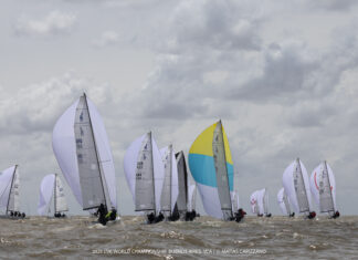 SEGUNDO DÍA DEL CAMPEONATO MUNDIAL DE J70 EN EL RÍO DE LA PLATA