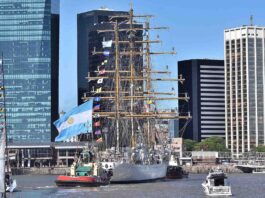 FINALIZÓ EL 53º VIAJE DE INSTRUCCIÓN DE LA FRAGATA ARA “LIBERTAD”