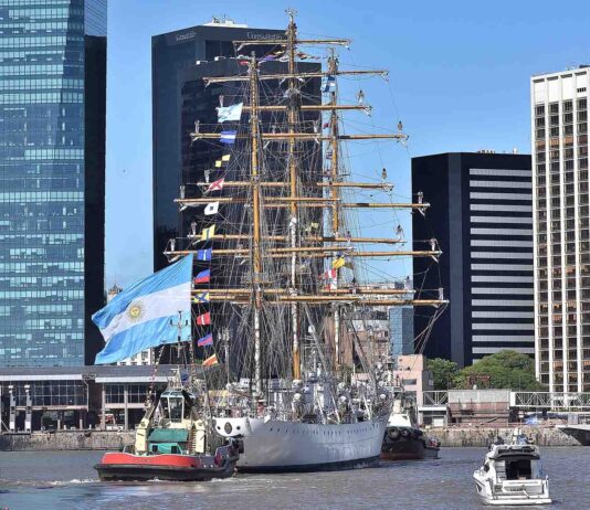 FINALIZÓ EL 53º VIAJE DE INSTRUCCIÓN DE LA FRAGATA ARA “LIBERTAD”