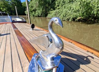 “ESLIE P”: LA HISTÓRICA LANCHA DE 1921 PROTAGONISTA EN PARALELO CERO (VIDEO)