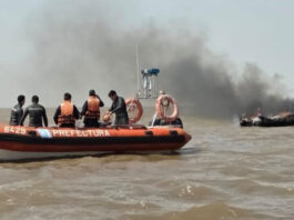 DRAMÁTICO INCENDIO EN EL CANAL EMILIO MITRE: DOS PERSONAS RESCATADAS