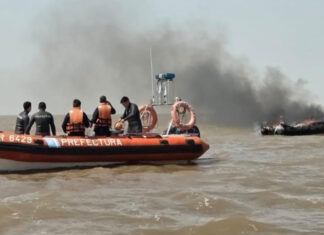 DRAMÁTICO INCENDIO EN EL CANAL EMILIO MITRE: DOS PERSONAS RESCATADAS