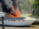 VIDEO – INCENDIO DESTRUYE UN YATE EN MARINA PUNTA CHICA