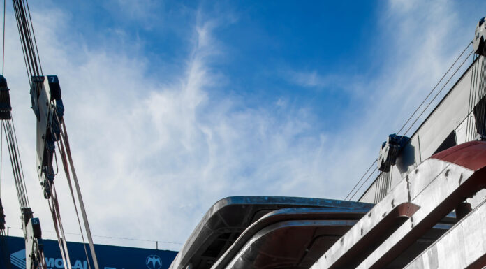 EL PRIMER CASCO BAGLIETTO T54 LLEGA AL ASTILLERO PARA EQUIPAMIENTO