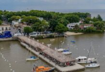 COLONIA INAUGURÓ EL NUEVO MUELLE DE MADERA ANTE GRAN EXPECTATIVA NÁUTICA
