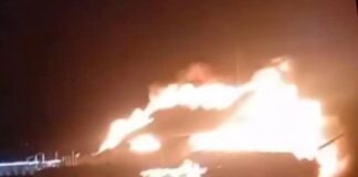 UNA EMBARCACIÓN DE ALQUILER SE INCENDIÓ EN LA MADRUGADA EN EL RÍO LUJÁN, A POCOS METROS DEL PUERTO DE FRUTOS