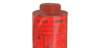 BENGALA DE HUMO ARANANJADO