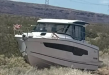 UNA EMBARCACIÓN SE DESPRENDIÓ DE UN CAMIÓN EN LA RUTA 237 Y ESTUVO A PUNTO DE PROVOCAR UNA TRAGEDIA