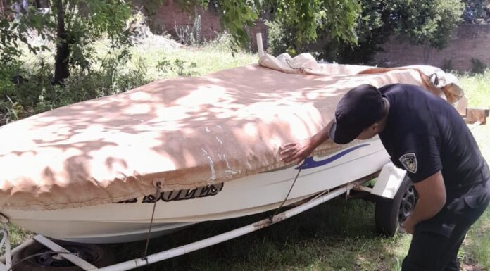 RECUPERAN EN OBERÁ UNA LANCHA ROBADA TRAS UN RÁPIDO OPERATIVO POLICIAL