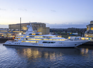 LÜRSSEN PRESENTA BOARDWALK, SU NUEVO SUPERYATE DE 117 METROS