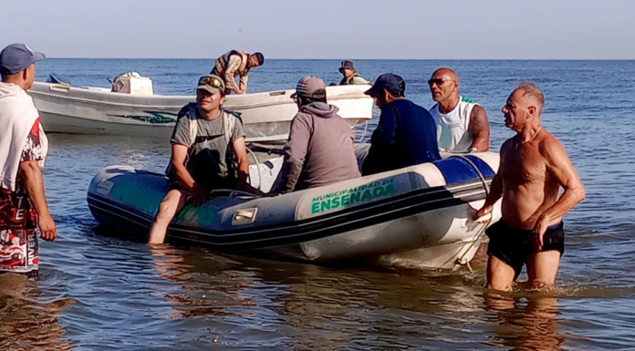 RESCATARON A SIETE PESCADORES QUE QUEDARON AISLADOS EN LA COSTA DEL RÍO DE LA PLATA