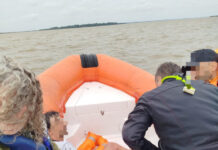 ISLA MARTÍN GARCÍA: PREFECTURA RESCATÓ A CUATRO TRIPULANTES QUE CAYERON AL AGUA