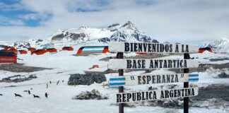 EL ROMPEHIELOS ARA “ALMIRANTE IRIZAR” OPERÓ EN LA BASES ANTÁRTICAS PETREL Y ESPERANZA