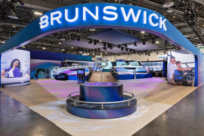 Brunswick en la expo CES de las Vegas