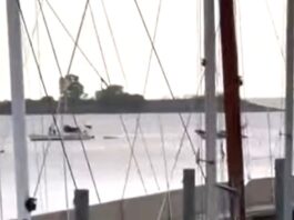 RESCATAN A DOS HOMBRES DESCOMPENSADOS EN UN VELERO EN EL RÍO DE LA PLATA