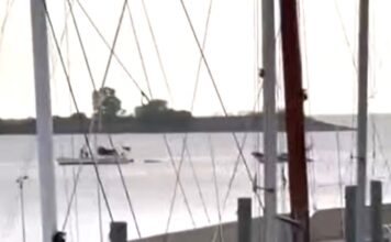 RESCATAN A DOS HOMBRES DESCOMPENSADOS EN UN VELERO EN EL RÍO DE LA PLATA