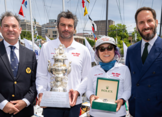 JIANG LIN Y MIN RIVER MARCAN UN HITO EN LA ROLEX SYDNEY HOBART 2025