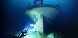 HALLAN EL LAC LA BELLE, EL LUJOSO BARCO DE VAPOR HUNDIDO HACE MÁS DE 150 AÑOS EN EL LAGO MICHIGAN