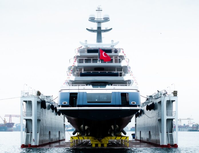 Project Vento de 87 metros de Turquoise Yachts