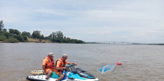 COLÓN: PREFECTURA RESCATÓ A CUATRO PERSONAS QUE CAYERON AL RÍO URUGUAY