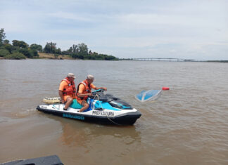 COLÓN: PREFECTURA RESCATÓ A CUATRO PERSONAS QUE CAYERON AL RÍO URUGUAY