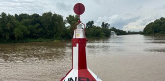 GUAZUCITO: NUEVA BOYA DE RECALADA PARA MEJORAR LA SEGURIDAD NÁUTICA