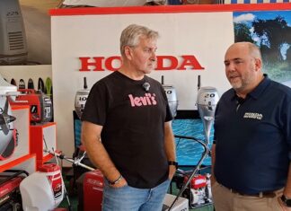 SCHELLER NÁUTICA EN GOYA: HISTORIA, ALIANZA CON HONDA MARINE Y PRUEBA EN EL AGUA DEL V8 350 HP (VIDEO)