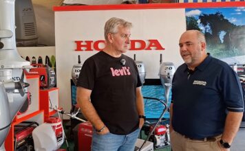 SCHELLER NÁUTICA EN GOYA: HISTORIA, ALIANZA CON HONDA MARINE Y PRUEBA EN EL AGUA DEL V8 350 HP (VIDEO)