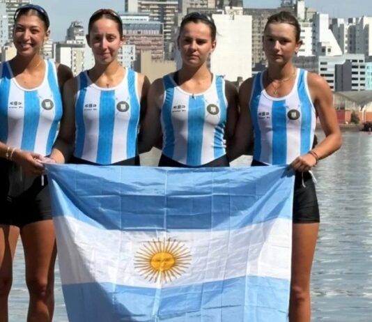 ARGENTINA BRILLÓ EN PORTO ALEGRE: GRANDES RESULTADOS EN EL SUDAMERICANO DE REMO 2026
