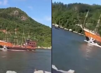 COLISIÓN ENTRE EMBARCACIÓN TURÍSTICA Y MOTO ACUÁTICA EN Balneário Camboriú: UNA MUJER HERIDA Y VERSIONES ENFRENTADAS