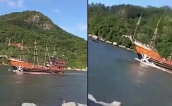 COLISIÓN ENTRE EMBARCACIÓN TURÍSTICA Y MOTO ACUÁTICA EN Balneário Camboriú: UNA MUJER HERIDA Y VERSIONES ENFRENTADAS