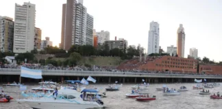 TRAVESÍA NÁUTICA Y GRAN CELEBRACIÓN FRENTE AL RÍO PARANÁ EN ROSARIO