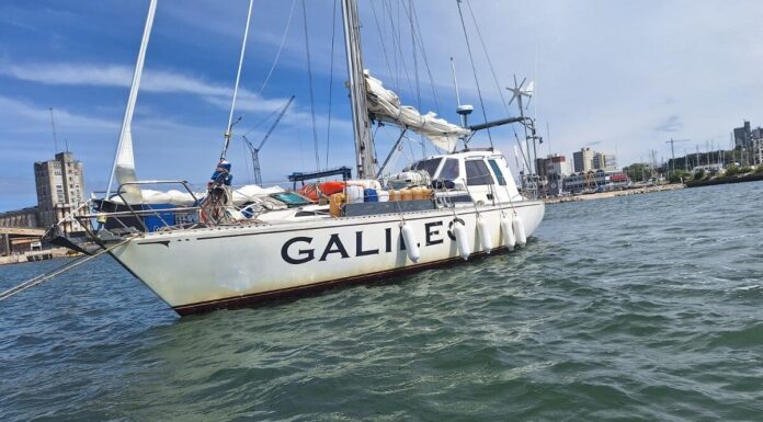 EL VELERO GALILEO REGRESÓ A MAR DEL PLATA TRAS 13 DÍAS DE NAVEGACIÓN DESDE LAS ISLAS MALVINAS