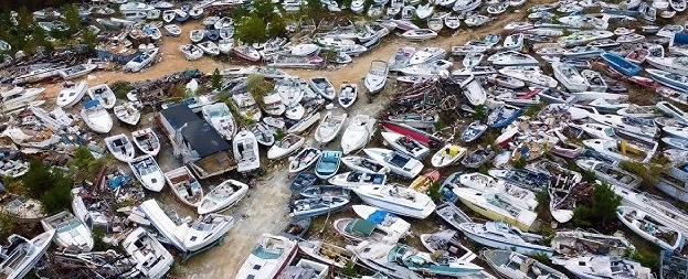Cementerio de embarcaciones en EEUU
