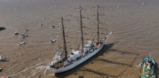 LA FRAGATA ARA LIBERTAD INICIÓ SU 54° VIAJE DE INSTRUCCIÓN