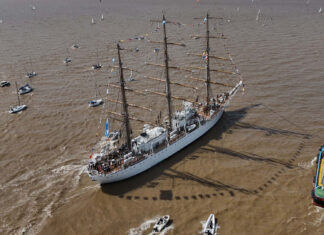 LA FRAGATA ARA LIBERTAD INICIÓ SU 54° VIAJE DE INSTRUCCIÓN