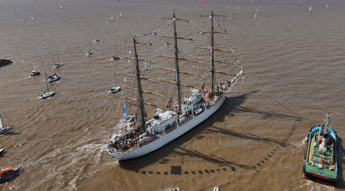 LA FRAGATA ARA LIBERTAD INICIÓ SU 54° VIAJE DE INSTRUCCIÓN