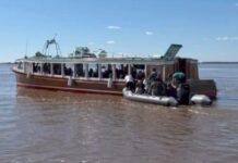 LANCHA DE PASAJEROS QUEDÓ VARADA CERCA DE MARTÍN GARCÍA Y ACTIVÓ UN OPERATIVO DE RESCATE