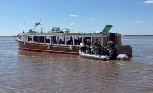 LANCHA DE PASAJEROS QUEDÓ VARADA CERCA DE MARTÍN GARCÍA Y ACTIVÓ UN OPERATIVO DE RESCATE