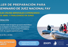 TALLER DE PREPARACIÓN PARA EL SEMINARIO DE JUEZ NACIONAL FAY