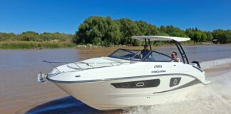 TV HOY – EL NUEVO CANESTRARI 285 CON FUERA DE BORDA LLEGA A ESLORAS POR EL GARAGE TV