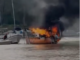 (VIDEO) SE INCENDIÓ HOY UN VELERO EN SAN FERNADO