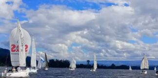 EL LAGO SAN ROQUE FUE ESCENARIO DE LA REGATA “REVOLUCIÓN DE MAYO”