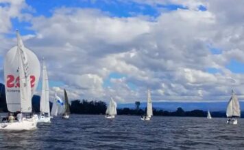 EL LAGO SAN ROQUE FUE ESCENARIO DE LA REGATA “REVOLUCIÓN DE MAYO”