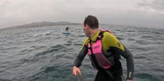 (VIDEO) SUSTO EN EL MAR: UN TIBURÓN BLANCO PERSIGUIÓ A DOS SURFISTAS EN CALIFORNIA