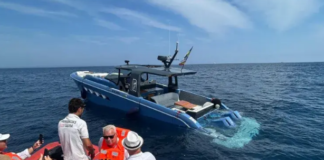ESPAÑA – RESCATAN A SEIS TRIPULANTES DE UNA LANCHA QUE COMENZABA A HUNDIRSE FRENTE A PORTALS VELLS