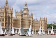 REGATA SOLIDARIA EN EL TÁMESIS: 80 VELEROS COMPITIERON EN EL TIDEWAY DINGHY DERBY EN LONDRES