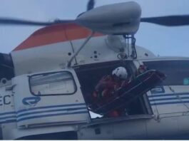 RESCATE EN EL MAR: PREFECTURA REALIZÓ UNA AEROEVACUACIÓN DE MERGENCIA A MÁS DE 180 MILLAS DE LA COSTA